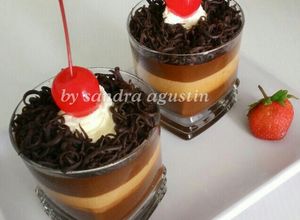 Foto resep Black Forest Pudding (in cup)