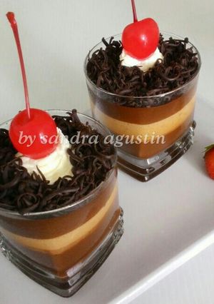 Foto resep Black Forest Pudding (in cup)