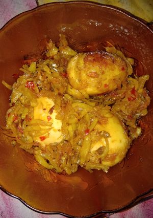 Foto resep Balado kentang crispy dengan telur dan teri