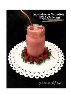 Foto resep Strawberry Smoothie with Oatmeal