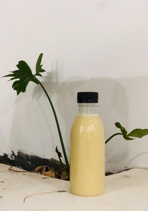 Hình của món Sữa khoai lang hạt điều.