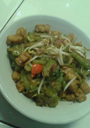Foto resep Tumis pare pedas manis