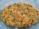 رز مع الخضار والدجاج🤩