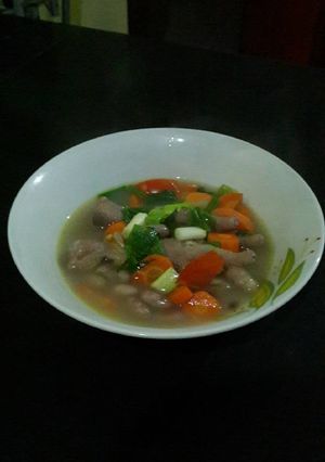 Foto resep Sup Ceker Kacang Merah