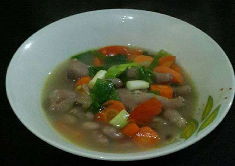 Sup Ceker Kacang Merah
