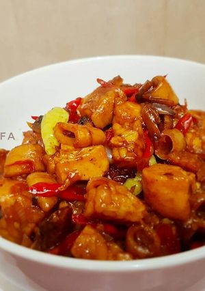 Foto resep Tempe Cumi Asin (Pedas Manis)
