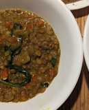 Lentejas doradas (con curry y cúrcuma)