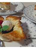 Mousse de chocolate en masa brisa