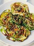 Cavolo cinese arrosto in salsa al miso