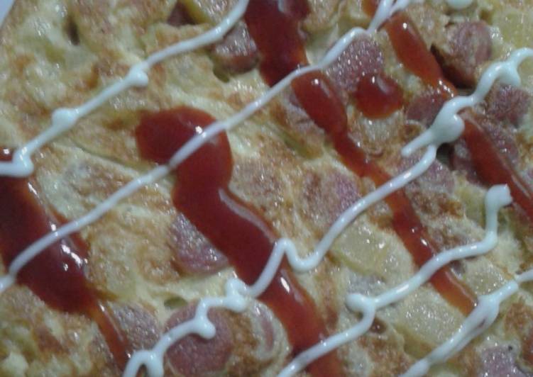 Omelet Sosis Kentang