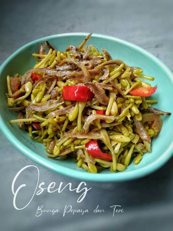Langkah Mudah untuk Menyiapkan Resep Oseng Bunga Pepaya &amp; Teri yang Sempurna Anti Ribet, Lezat