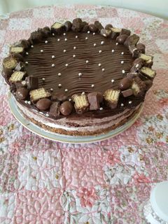 Foto resep unbake chocolate cheesecake