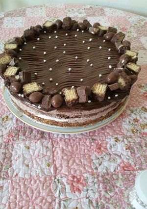 Foto resep unbake chocolate cheesecake