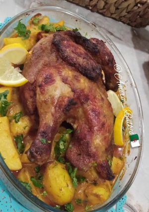 صورة لوصفة نصف دجاجة بلبطاطا 🥔🍠🍗