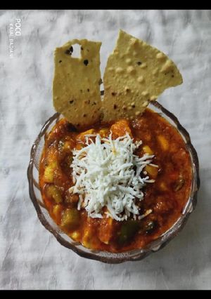 પનીર કોર્ન સબ્જી (paneer corn sabji recipe in Gujarati) રેસીપી મુખ્ય ફોટો