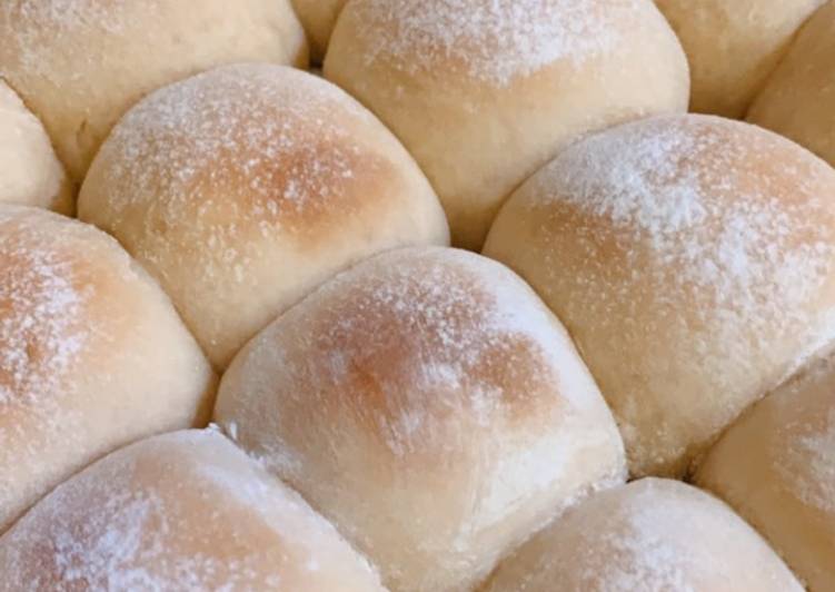 Langkah Mudah untuk Membuat Fluffy Japanese milk bread /dinner roll yang Bisa Manjain Lidah