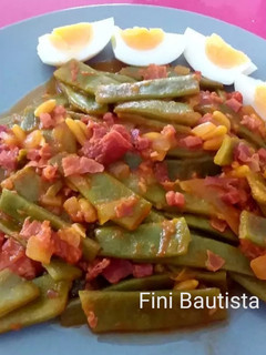 Una foto de Judías en salsa de tomate (bajocas)