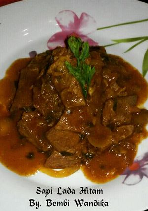 Foto resep Sapi Lada Hitam Mangga Muda