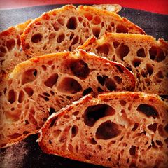 A picture of Very Strawberry Sourdough Bread.
