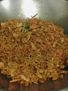 Foto resep Kering tempe plus mie sedap