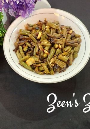 A picture of Methi and Beans Fry.