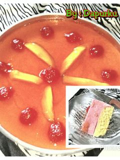 Foto resep Cake Lapis Puding Mangga