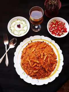 عکسی از دستور دمپخت مرغ و عدس