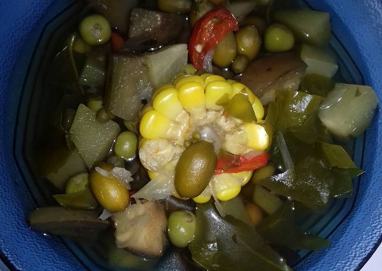 Bahan memasak Sayur asem praktis, Lezat