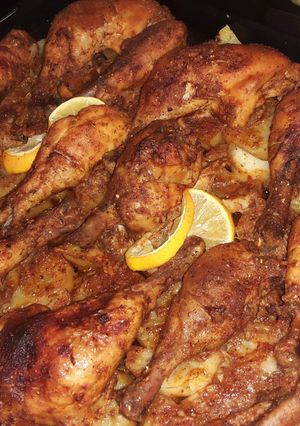 صورة لوصفة دبوس مشوي بالفرن🍗