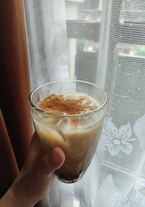 Foto resep Es kopi cinnamon