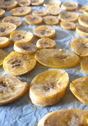 Zöldbanán chips recept fotója