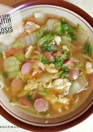 Foto resep Cah Sawi Putih Sosis Telur