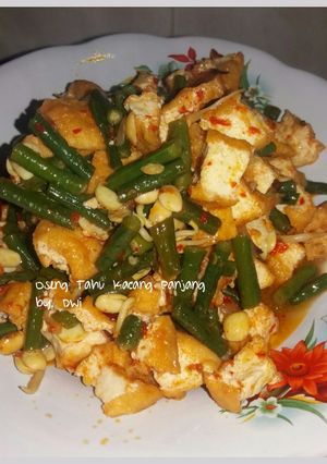 Foto resep Oseng Tahu Kacang Panjang