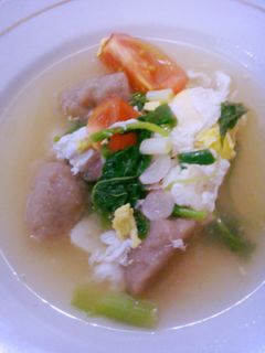 Foto resep Sup Bayam Kuah Kaldu Telur Alami