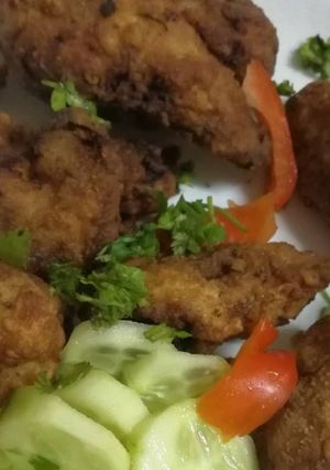 صورة لوصفة دجاج بروستد 🍗😄