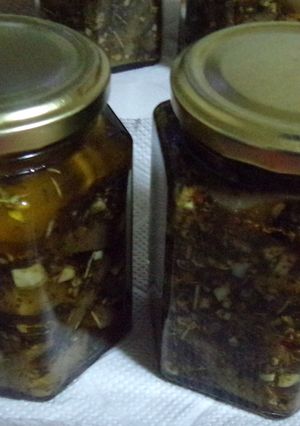Una foto de Escabeche de berenjenas