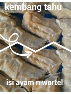 Foto resep Kembang tahu isi ayam n wortel