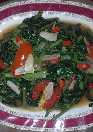 Foto resep tumis kangkung