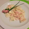Ravioles a la crema