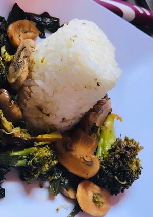 Una foto de Arroz con Vegetales