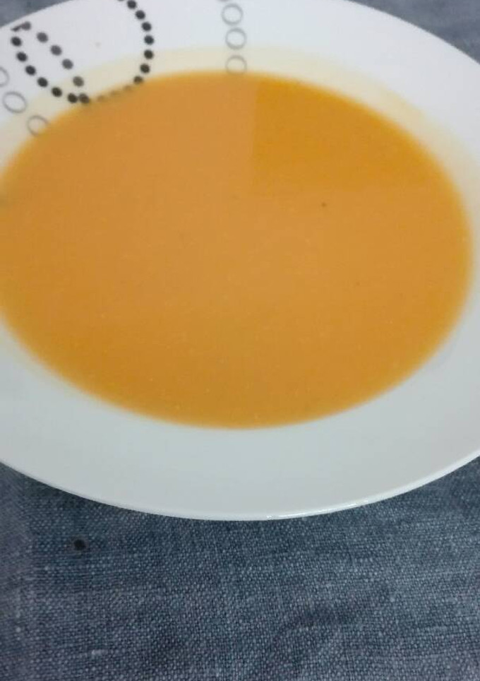 Una foto de Crema de calabaza