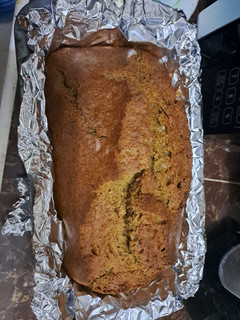 A picture of Blended carrot cake.