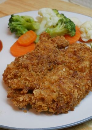 รูปของ Chicken schnitzel ไก่ทอด