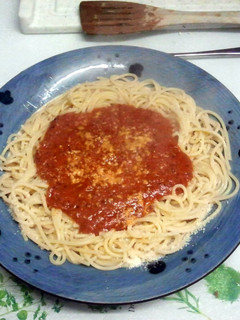 A picture of My Spaghetti Bolognase.