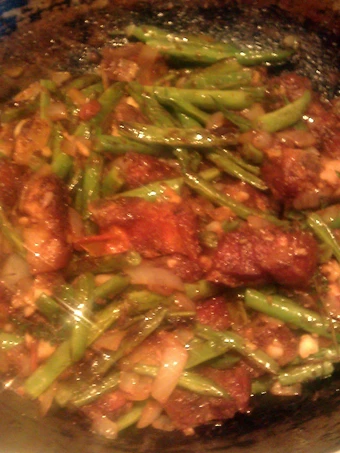 Easy Way Make Recipe green beans with pork. that is Really Delicious, So Delicious}