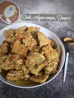 Foto resep Terik ayam campur tempe