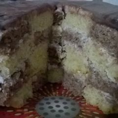 A picture of Chess board cake.
