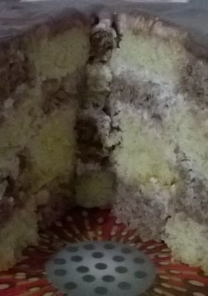 A picture of Chess board cake.