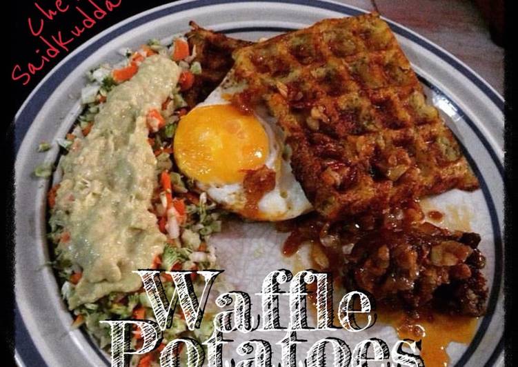 Waffle Potatoes ala chef SaidKuddah