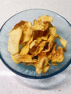 Una foto de Chips de manzana